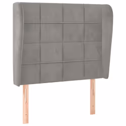 VidaXL 3117998, Gris clair, Polyester, Bois, 1030 mm, 118 cm, 128 cm, 230 mm