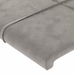 VidaXL 3117998 tête de lit et pied de lit Gris clair - Vue supplémentaire 5