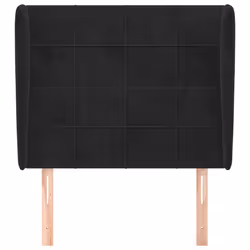 VidaXL 3118000 tête de lit et pied de lit Noir