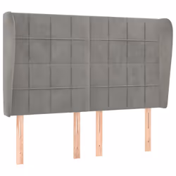 VidaXL 3118004, Gris clair, Polyester, Bois, 1470 mm, 118 cm, 128 cm, 230 mm