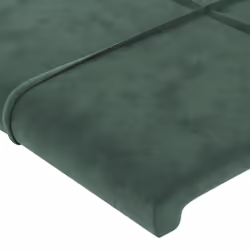 VidaXL 3118007 tête de lit et pied de lit Vert foncé - Vue supplémentaire 5