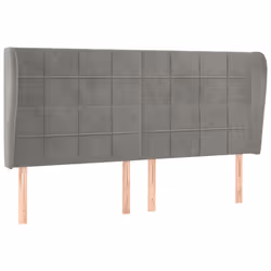 VidaXL 3118016, Gris clair, Polyester, Bois, 1830 mm, 118 cm, 128 cm, 230 mm