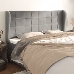 VidaXL 3118016 tête de lit et pied de lit Gris clair