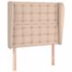 vidaXL Tête de lit avec oreilles Cappuccino 83x23x118/128cm Similicuir