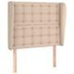 vidaXL Tête de lit avec oreilles Cappuccino 83x23x118/128cm Similicuir