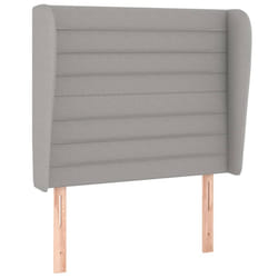 VidaXL 3118102 tête de lit et pied de lit Gris clair