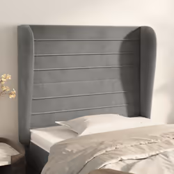 VidaXL 3118126 tête de lit et pied de lit Gris clair