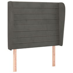 VidaXL 3118127 tête de lit et pied de lit Gris foncé