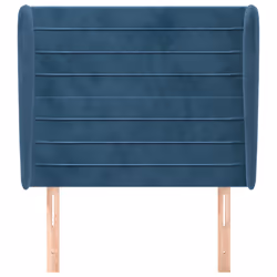 VidaXL 3118130 tête de lit et pied de lit Bleu foncé