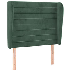 VidaXL 3118135 tête de lit et pied de lit Vert foncé