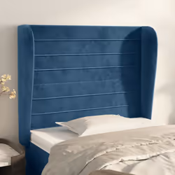 VidaXL 3118136 tête de lit et pied de lit Bleu foncé