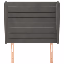 VidaXL 3118139 tête de lit et pied de lit Gris foncé