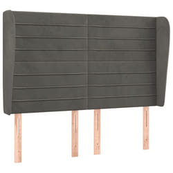 VidaXL 3118145 tête de lit et pied de lit Gris foncé