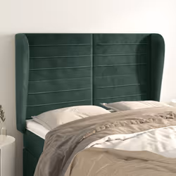 VidaXL 3118147 tête de lit et pied de lit Vert foncé