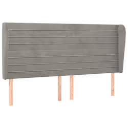 VidaXL 3118156, Gris clair, Polyester, Bois, 1830 mm, 118 cm, 128 cm, 230 mm