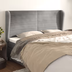 VidaXL 3118156 tête de lit et pied de lit Gris clair