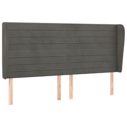 VidaXL 3118157 tête de lit et pied de lit Gris foncé