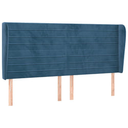 VidaXL 3118166 tête de lit et pied de lit Bleu foncé
