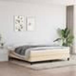 vidaXL Tête de lit avec oreilles Noir 163x23x118/128 cm Tissu