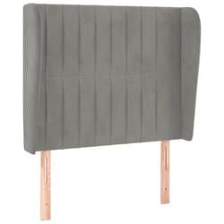 VidaXL 3118224 tête de lit et pied de lit Gris clair