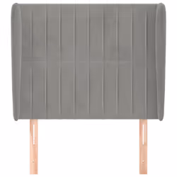 VidaXL 3118224 tête de lit et pied de lit Gris clair