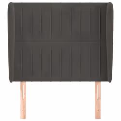 VidaXL 3118225 tête de lit et pied de lit Gris foncé