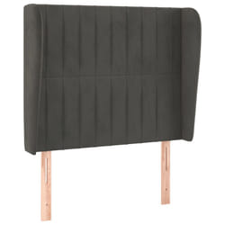 VidaXL 3118237 tête de lit et pied de lit Gris foncé