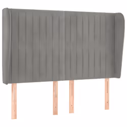 VidaXL 3118242, Gris clair, Polyester, Bois, 1470 mm, 118 cm, 128 cm, 230 mm