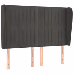 VidaXL 3118243, Gris foncé, Polyester, Bois, 1470 mm, 118 cm, 128 cm, 230 mm
