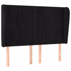 VidaXL 3118244, Noir, Polyester, Bois, 1470 mm, 118 cm, 128 cm, 230 mm