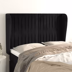 VidaXL 3118244 tête de lit et pied de lit Noir
