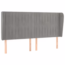 VidaXL 3118248, Gris clair, Polyester, Bois, 1630 mm, 118 cm, 128 cm, 230 mm