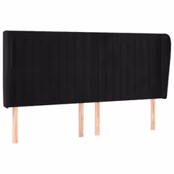 VidaXL 3118250, Noir, Polyester, Bois, 1630 mm, 118 cm, 128 cm, 230 mm