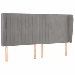 VidaXL 3118260, Gris clair, Polyester, Bois, 2030 mm, 118 cm, 128 cm, 230 mm