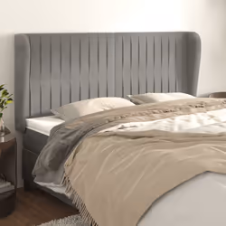 VidaXL 3118260 tête de lit et pied de lit Gris clair