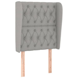 VidaXL 3118266 tête de lit et pied de lit Gris clair
