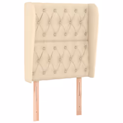 VidaXL 3118271, Crème, Polyester, Bois, 830 mm, 118 cm, 128 cm, 230 mm