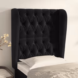 VidaXL 3118324 tête de lit et pied de lit Noir