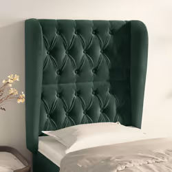 VidaXL 3118325 tête de lit et pied de lit Vert foncé