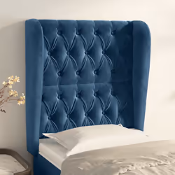 VidaXL 3118326 tête de lit et pied de lit Bleu foncé
