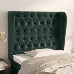 VidaXL 3118331 tête de lit et pied de lit Vert foncé