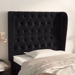 VidaXL 3118336 tête de lit et pied de lit Noir