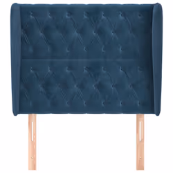 VidaXL 3118338 tête de lit et pied de lit Bleu foncé