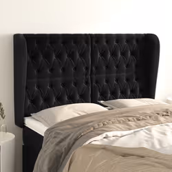 VidaXL 3118342 tête de lit et pied de lit Noir