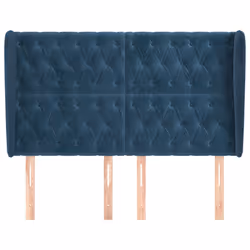 VidaXL 3118344 tête de lit et pied de lit Bleu foncé