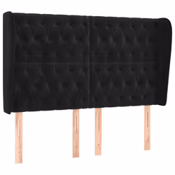 VidaXL 3118348, Noir, Polyester, Bois, 1630 mm, 118 cm, 128 cm, 230 mm