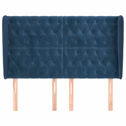 VidaXL 3118350 tête de lit et pied de lit Bleu foncé