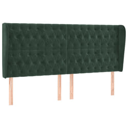 VidaXL 3118355 tête de lit et pied de lit Vert foncé