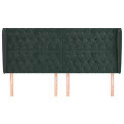 VidaXL 3118355 tête de lit et pied de lit Vert foncé