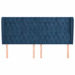 VidaXL 3118356 tête de lit et pied de lit Bleu foncé